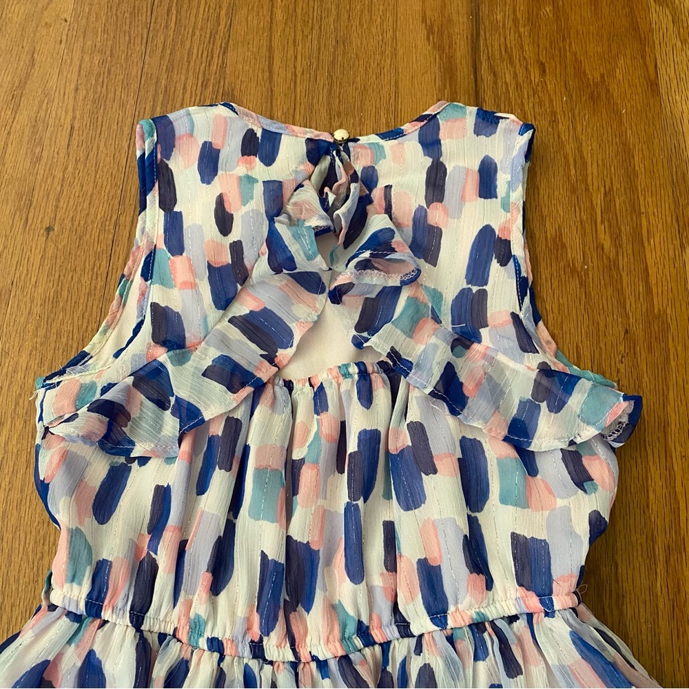 kate spade Formal Chiffon Brushstroke Multicolor  Dress - Picture 6 of 7
